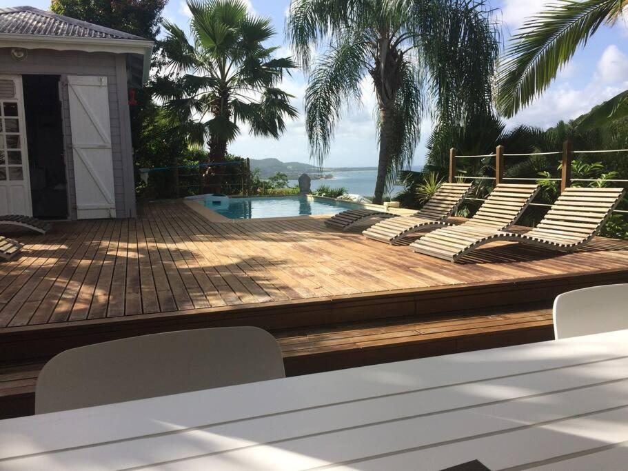 La Charmante Villa Coco Avec Magnifique Vue Mer Le Marin Ngoại thất bức ảnh